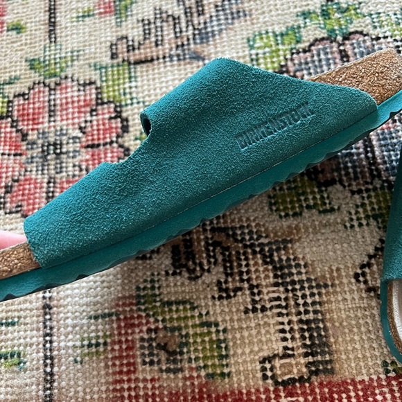 Teal Birkenstock Arizona - Picture 3 of 5